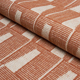 Schumacher Gaetan Performance Terracotta Fabric