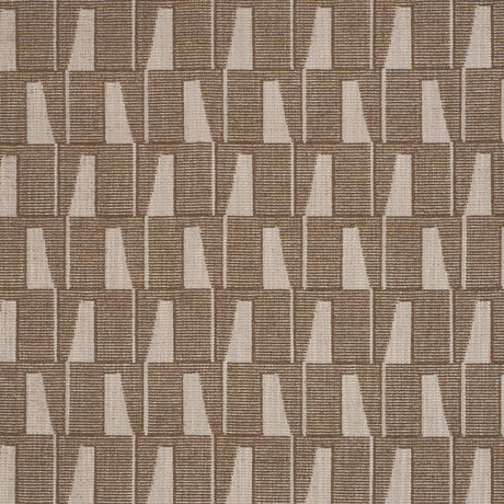 Schumacher Gaetan Performance Chocolate Fabric