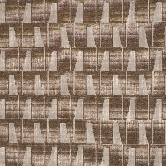 Schumacher Gaetan Performance Chocolate Fabric