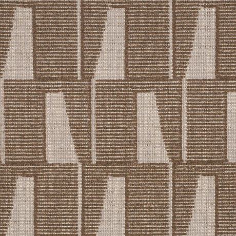Schumacher Gaetan Performance Chocolate Fabric