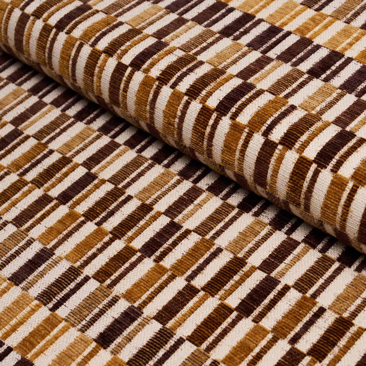 Schumacher Anders Performance Chestnut Fabric