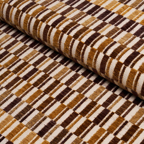 Schumacher Anders Performance Chestnut Fabric