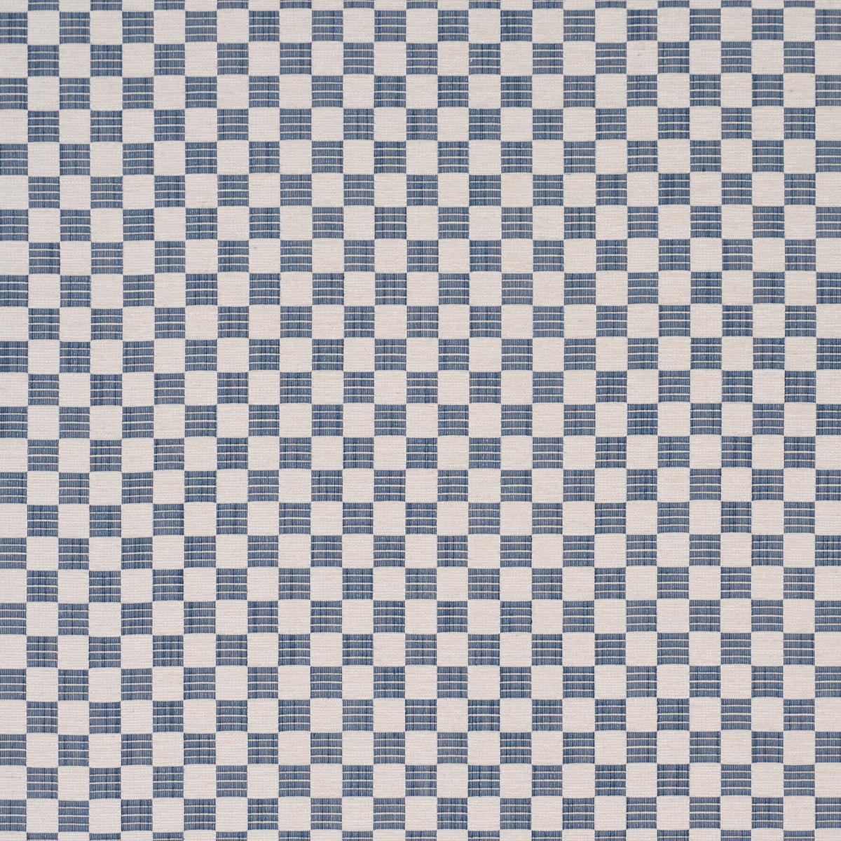 Schumacher Elkhart Performance Indigo Fabric