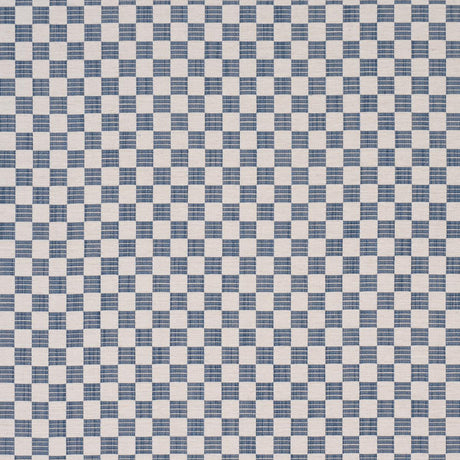 Schumacher Elkhart Performance Indigo Fabric