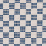 Schumacher Elkhart Performance Indigo Fabric
