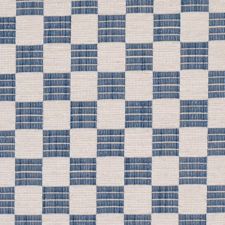 Schumacher Elkhart Performance Indigo Fabric