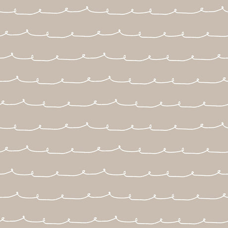 Brewster Home Fashions Advantage World of Imagination Wiggle Line Taupe Wallpaper