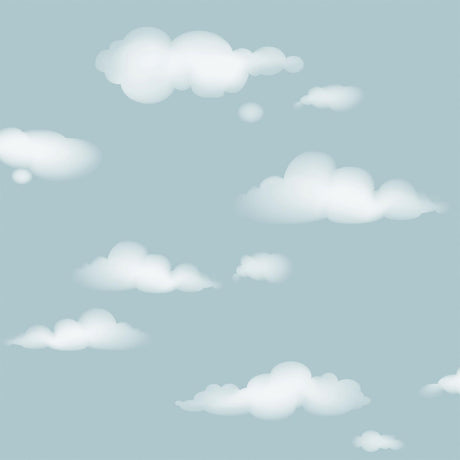 Brewster Home Fashions Advantage World of Imagination Cloudy Sky Blue Wallpaper