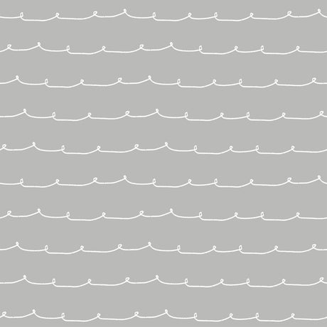 Brewster Home Fashions Advantage World of Imagination Wiggle Line Grey Wallpaper