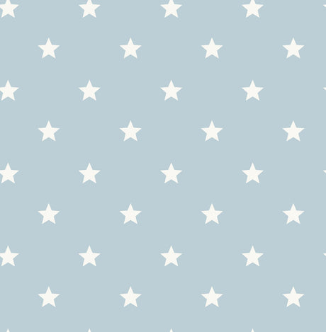 Brewster Home Fashions Advantage World of Imagination Starry Motif Light Blue Wallpaper