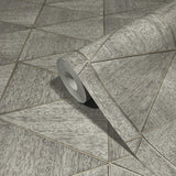 Galerie 33355 The Woods and Wicker Graphic Silver Grey Wallpaper 33355 Silver Grey Wallpaper
