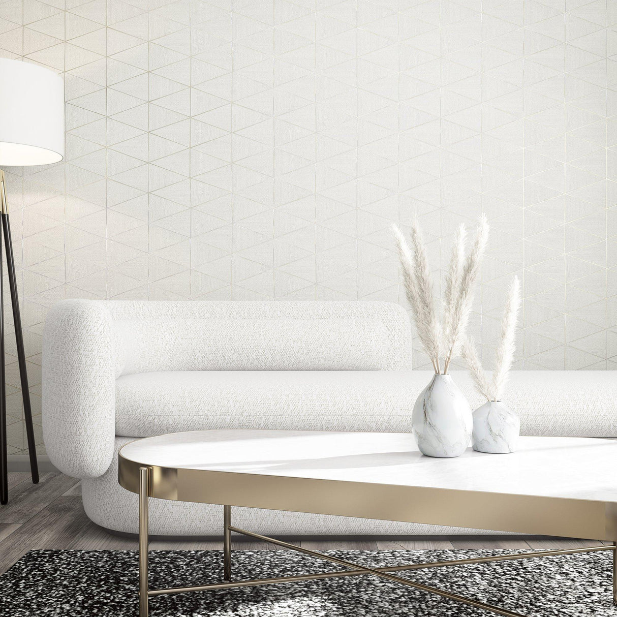 Galerie 33356 The Woods and Wicker Graphic White Wallpaper 33356 White Wallpaper