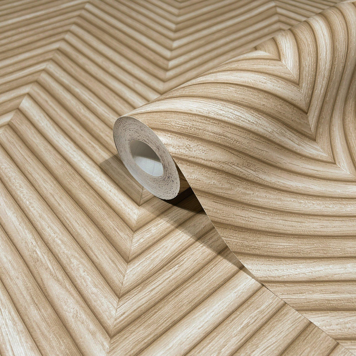Galerie 33376 The Woods and Wicker Wood optics Beige Wallpaper 33376 Beige Wallpaper