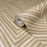 Galerie 33376 The Woods and Wicker Wood optics Beige Wallpaper 33376 Beige Wallpaper