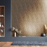 Galerie 33377 The Woods and Wicker Wood optics Bronze Brown Wallpaper 33377 Bronze Brown Wallpaper