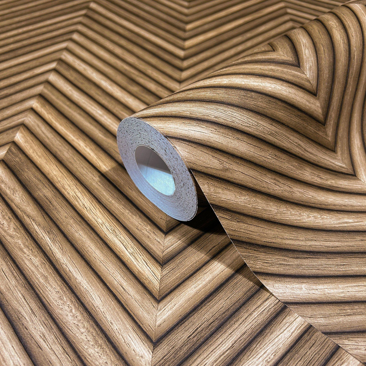 Galerie 33377 The Woods and Wicker Wood optics Bronze Brown Wallpaper 33377 Bronze Brown Wallpaper