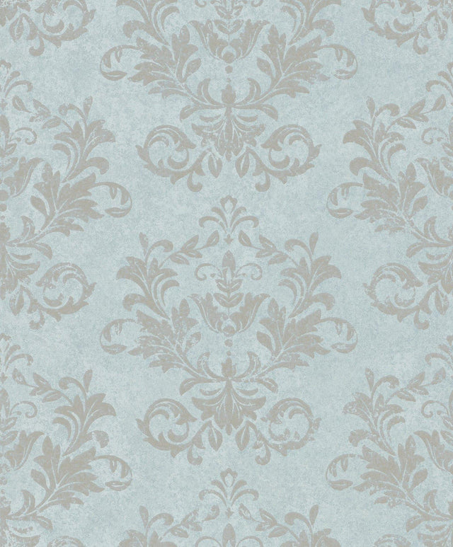 Galerie 34009 Hotel Damask Blue Wallpaper 34009 Blue Wallpaper