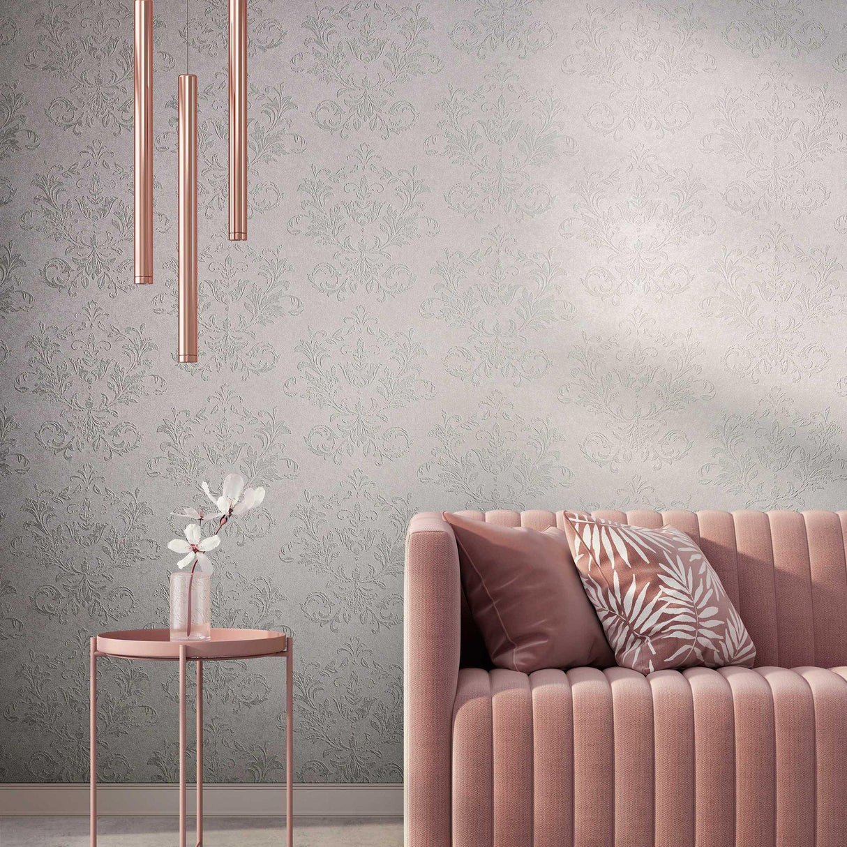 Galerie 34013 Hotel Damask Pink Wallpaper 34013 Pink Wallpaper