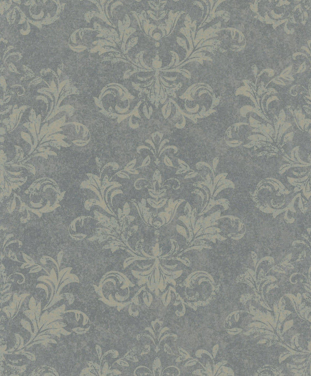 Galerie 34015 Hotel Damask Silver Grey Wallpaper 34015 Silver Grey Wallpaper