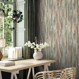 Galerie 45736 The Woods and Wicker Wood optics Green Wallpaper 45736 Green Wallpaper