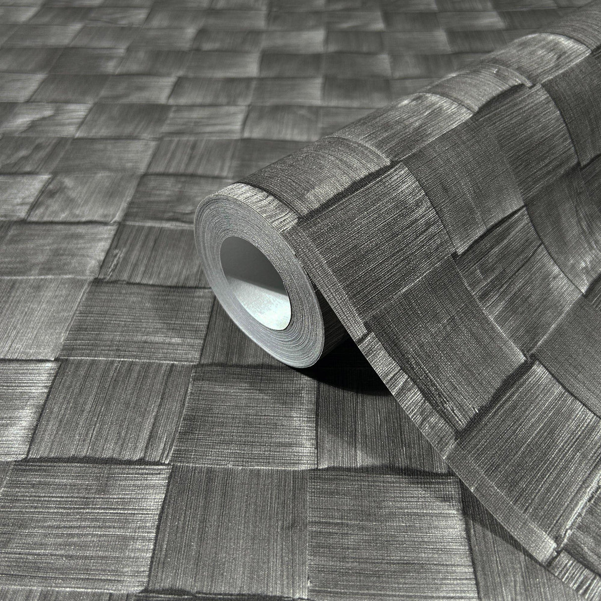 Galerie 45743 The Woods and Wicker 3D optics Silver Grey Wallpaper 45743 Silver Grey Wallpaper
