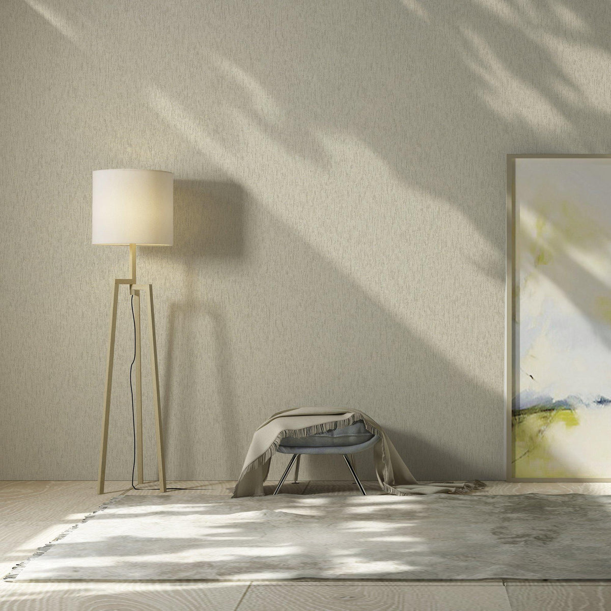 Galerie DC30051 Designer Colors Textured Lines Beige Wallpaper DC30051 Beige Wallpaper