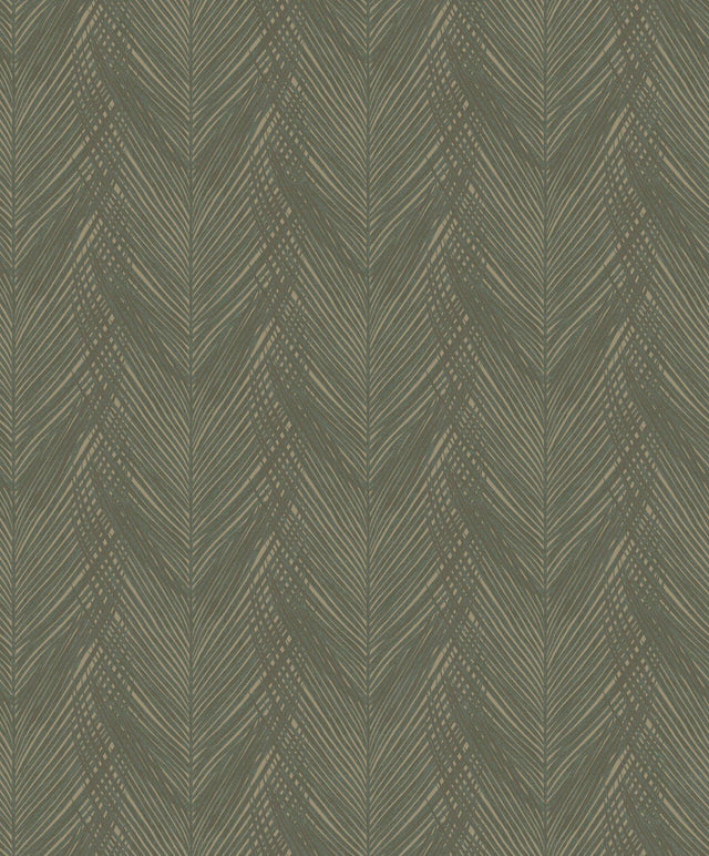 Galerie DC30093 Designer Colors Feather Print Green Wallpaper DC30093 Green Wallpaper