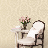 Galerie G67607 Palazzo 2 Damask Cream Wallpaper G67607 Cream Wallpaper