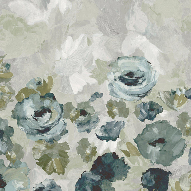 Galerie GH2695523 Julie Feels Home Paeonia Twinwall Silver Grey Mural GH26955-23 Silver Grey Mural