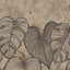 Galerie GH2697523 Julie Feels Home Monstera Twinwall Bronze Brown Mural GH26975-23 Bronze Brown Mural