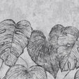 Galerie GH2697723 Julie Feels Home Monstera Twinwall Silver Grey Mural GH26977-23 Silver Grey Mural