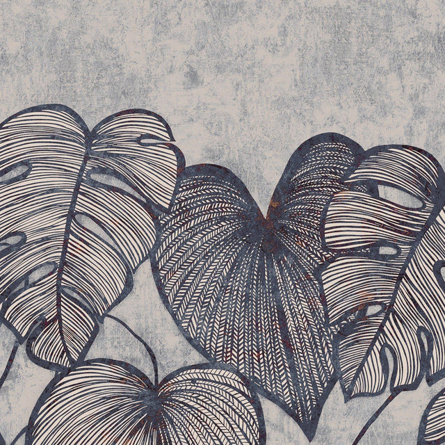 Galerie GH2698023 Julie Feels Home Monstera Twinwall Blue Mural GH26980-23 Blue Mural