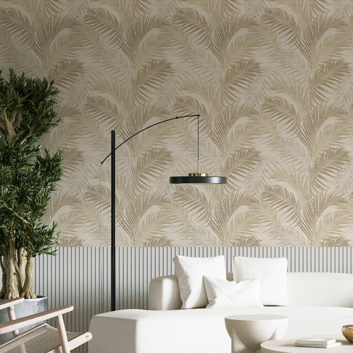 Galerie PS33314 Synergy Tree Leaf Bronze Brown Wallpaper PS33314 Bronze Brown Wallpaper