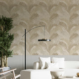 Galerie PS33314 Synergy Tree Leaf Bronze Brown Wallpaper PS33314 Bronze Brown Wallpaper