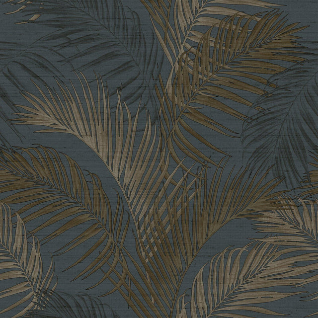 Galerie PS33316 Synergy Tree Leaf Blue Wallpaper PS33316 Blue Wallpaper