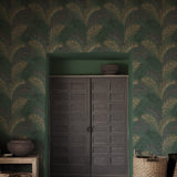 Galerie PS33317 Synergy Tree Leaf Green Wallpaper PS33317 Green Wallpaper