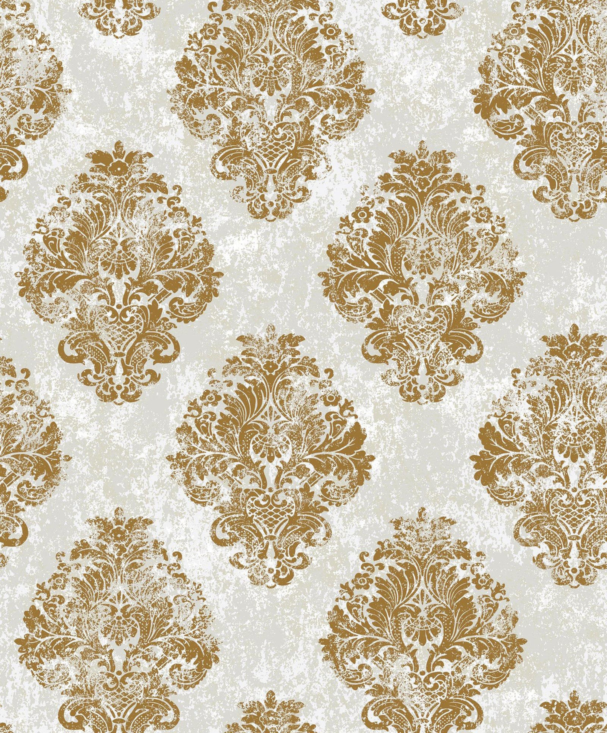 Galerie W78228 Metallic FX Metallic Damask Gold Wallpaper W78228 Gold Wallpaper