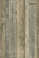 Galerie WW22211 The Woods and Wicker Reclaimed Wood Effect Motif Bronze Brown Wallpaper WW22211 Bronze Brown Wallpaper