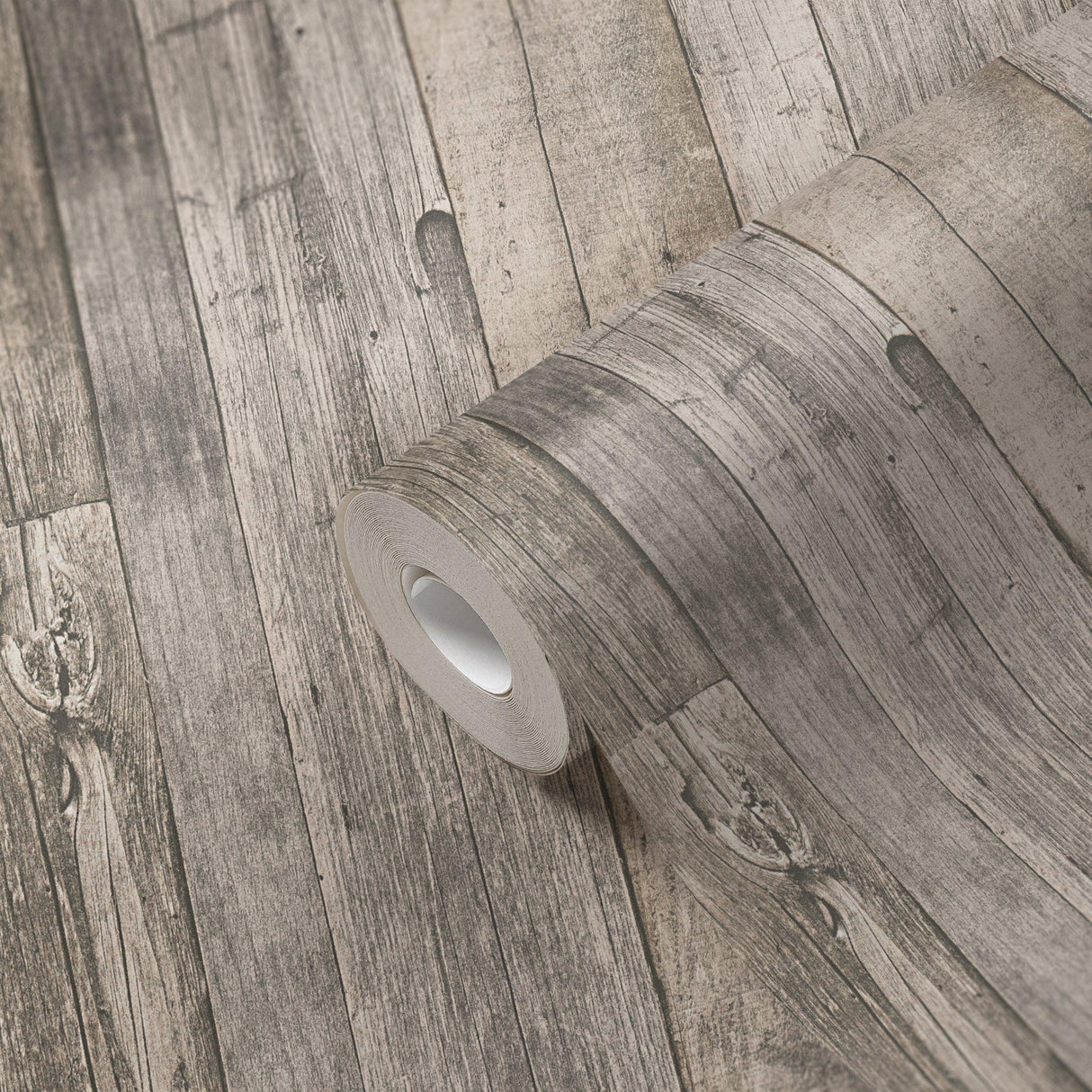Galerie WW22213 The Woods and Wicker Reclaimed Wood Effect Motif Beige Wallpaper WW22213 Beige Wallpaper