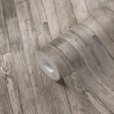 Galerie WW22213 The Woods and Wicker Reclaimed Wood Effect Motif Beige Wallpaper WW22213 Beige Wallpaper