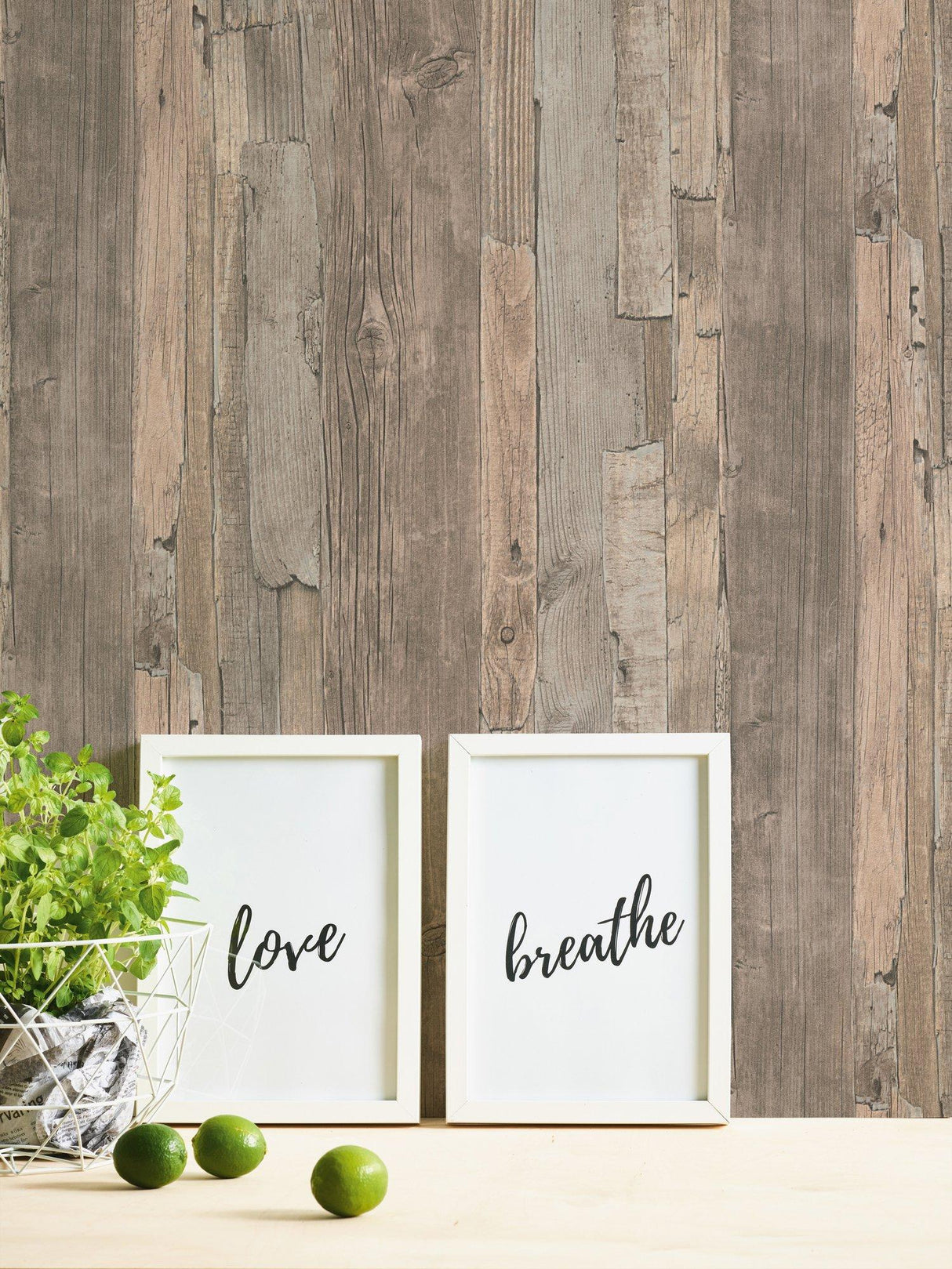 Galerie WW22215 The Woods and Wicker Drift Wood Effect Motif Bronze Brown Wallpaper WW22215 Bronze Brown Wallpaper