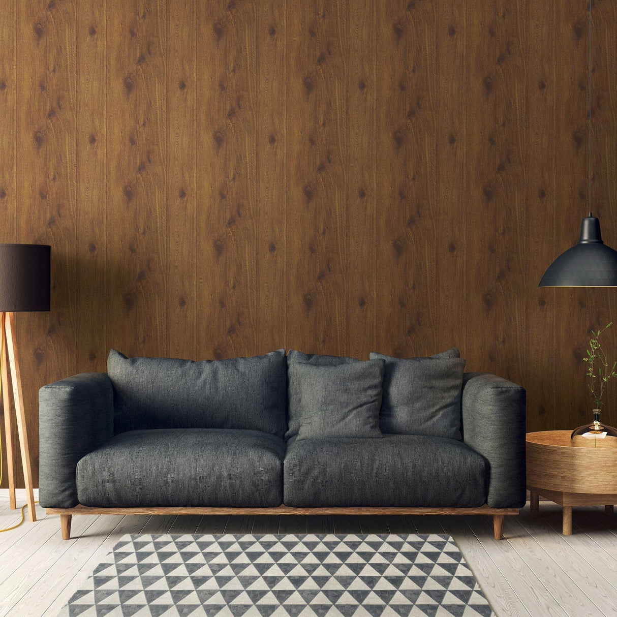 Galerie WW22218 The Woods and Wicker Forest Wood Effect Motif Bronze Brown Wallpaper WW22218 Bronze Brown Wallpaper