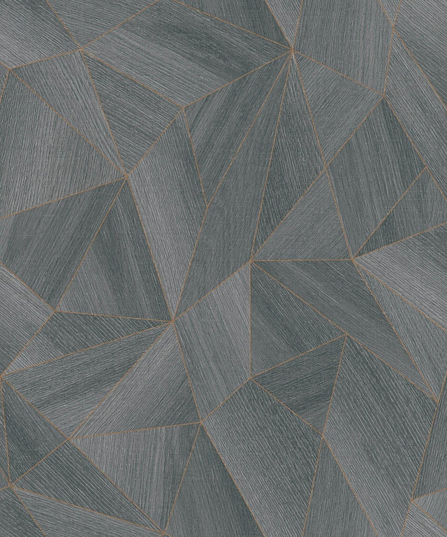 Galerie WW22221 The Woods and Wicker Geometric Wood Effect Motif Silver Grey Wallpaper WW22221 Silver Grey Wallpaper