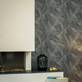 Galerie WW22221 The Woods and Wicker Geometric Wood Effect Motif Silver Grey Wallpaper WW22221 Silver Grey Wallpaper