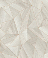 Galerie WW22222 The Woods and Wicker Geometric Wood Effect Motif Beige Wallpaper WW22222 Beige Wallpaper