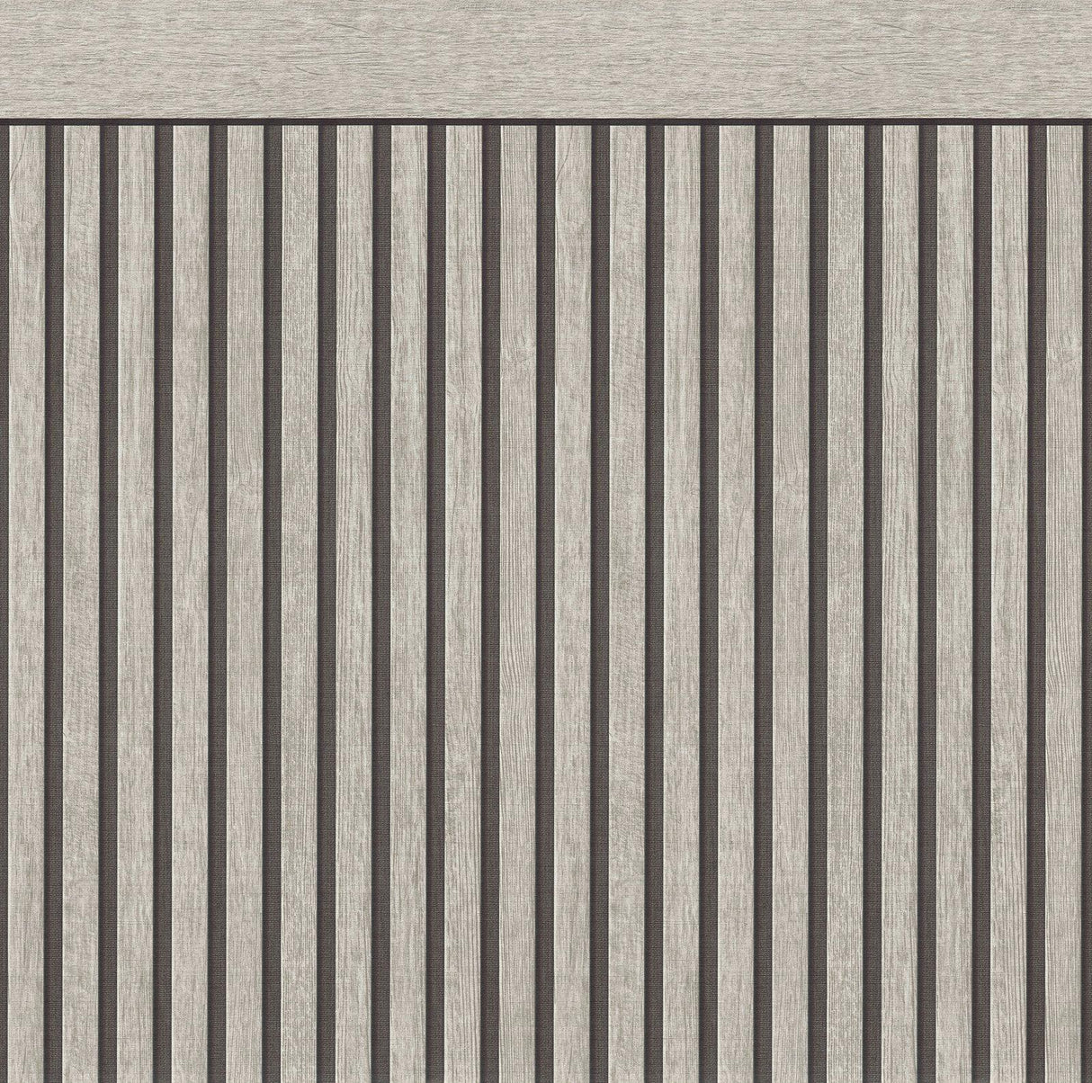 Galerie WW22225 The Woods and Wicker Dado Panel Effect Motif Silver Grey Wallpaper WW22225 Silver Grey Mural