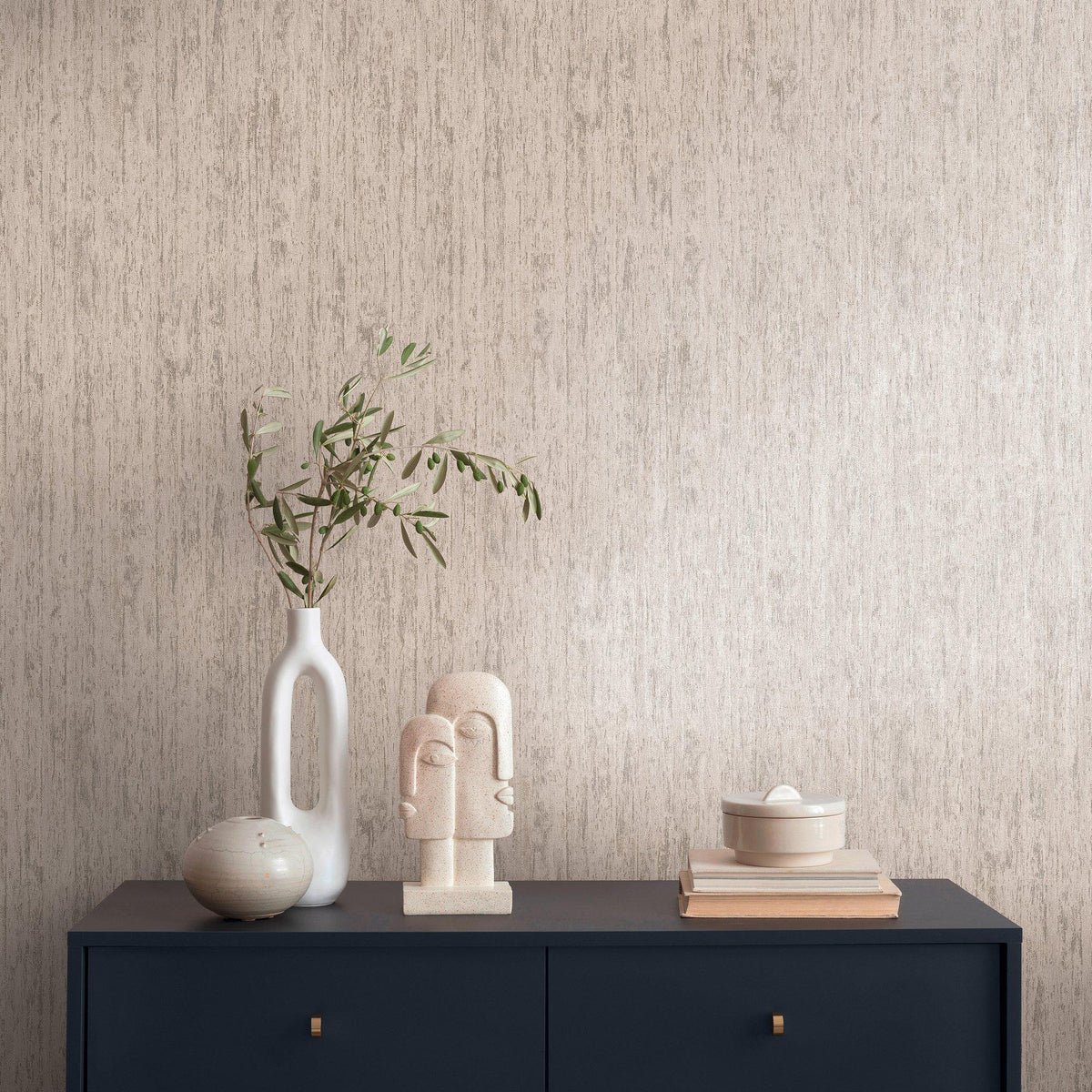 Galerie WW22228 The Woods and Wicker Forest Texture Silver Grey Wallpaper WW22228 Silver Grey Wallpaper