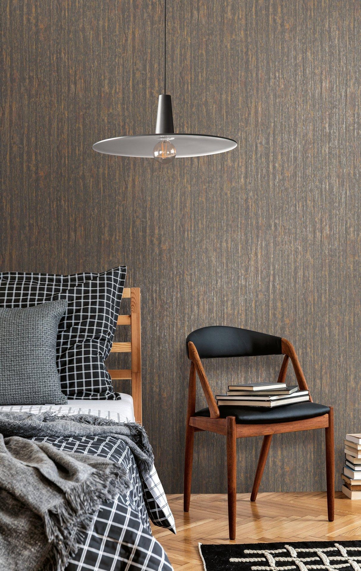 Galerie WW22230 The Woods and Wicker Forest Texture Bronze Brown Wallpaper WW22230 Bronze Brown Wallpaper