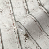 Galerie WW22233 The Woods and Wicker Dual Stripe Wood Effect Motif Silver Grey Wallpaper WW22233 Silver Grey Wallpaper