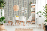 Galerie WW22234 The Woods and Wicker Narrow Wood Stripe Effect Motif Multi-coloured Wallpaper WW22234 Multi-coloured Wallpaper